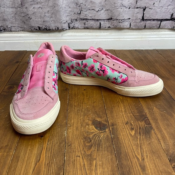 adidas Continental 80 Vulc AriZona Iced Tea green tea floral sneakers - Picture 1 of 12